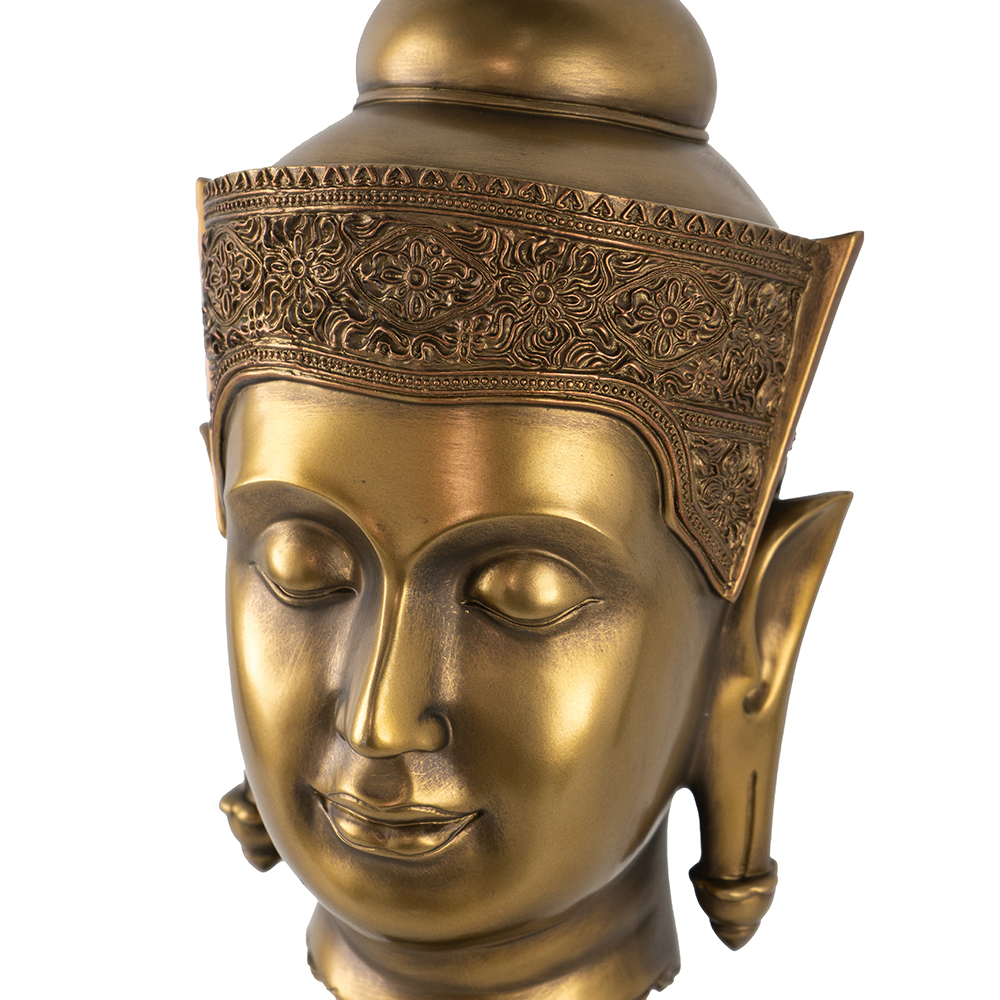 Busto De Buda Grande Color Dorado