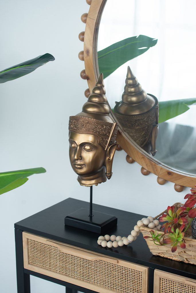 Busto De Buda Grande Color Dorado