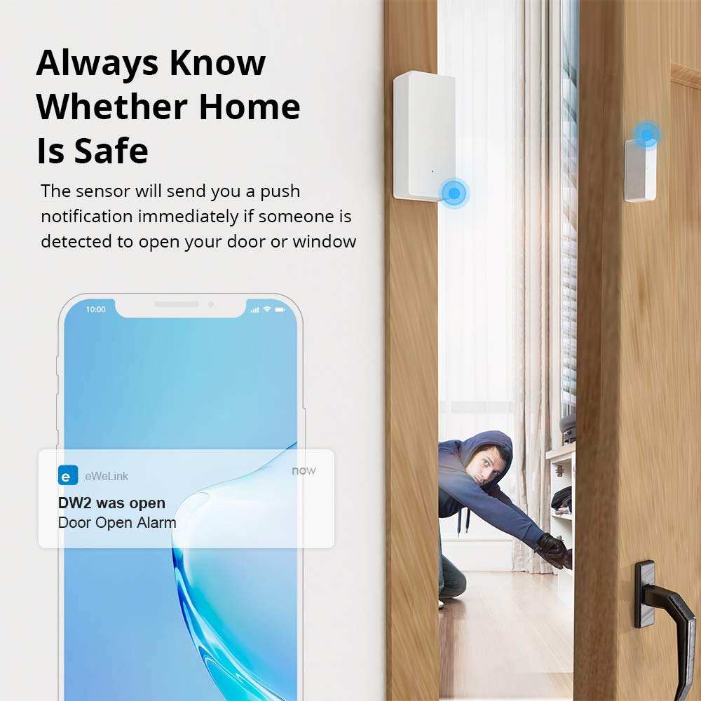 SENSOR DE MOVIMIENTO WIRELESS/WIFI PARA VENTANAS Y PUERTAS