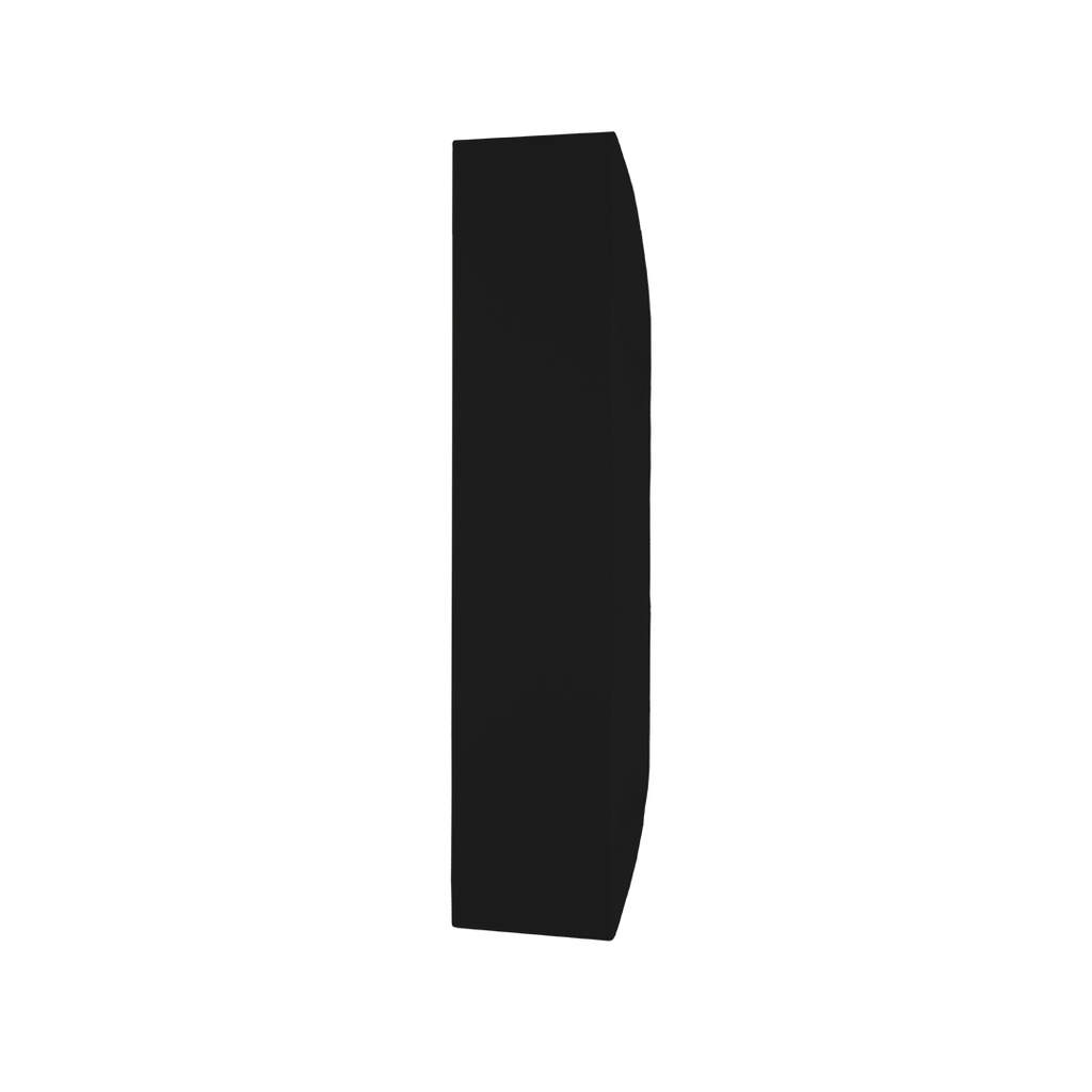 Aplique Pared Bid. Interior 4L G9 Alargada Negro Texturizado (450x100)Mm