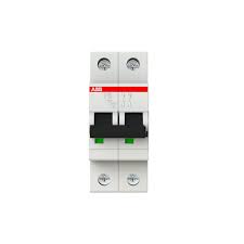 Breaker Riel DIN 2F S202-C10 - 10A - 10kA, ABB