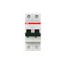 Breaker Riel DIN 2F S202-C50 - 50A - 10kA, ABB