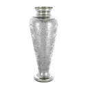 Florero De Vidrio Plata Alto 

