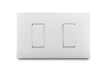 Interrup.Doble S/Luz Blanco Veto Vive