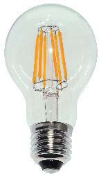 Foco Led A60 E27 8W 3K Claro Dimerizable 110-130V (D60Mm)