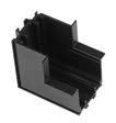 Angulo L Vertical 90Gr. P/Riel Magnetica T/Perfil Emp. Negro Ip20 48V