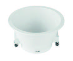 [010056 | KZ-TS20-WH] O.B. Prof. Gu10 Fijo Red. Plastico Blanco (93x55)mm Ip20