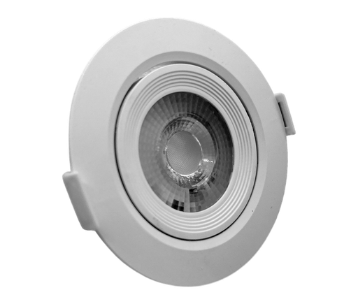 [010565 | 02DL-AP3-R5W-6500K] O.B. Led Movil Red. Blanco 5W 6.5K 100-240Vac (D90X42Mm)