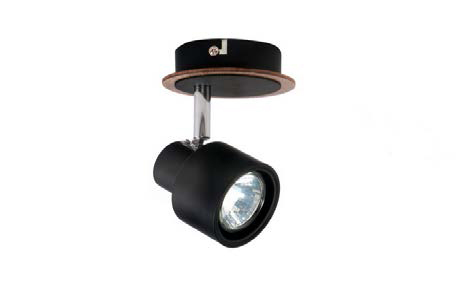 [032068 | 79356BK+CR+LCA/C1R B] Spot 1L Madera/Ng Gu10 Metal