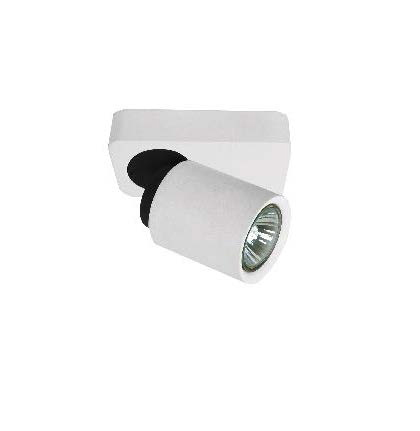 [032073 | KZYDRE8307-1 OF] Spot 1L Gu10 Movil C/Base Blanco Moderno (120X70)Mm
