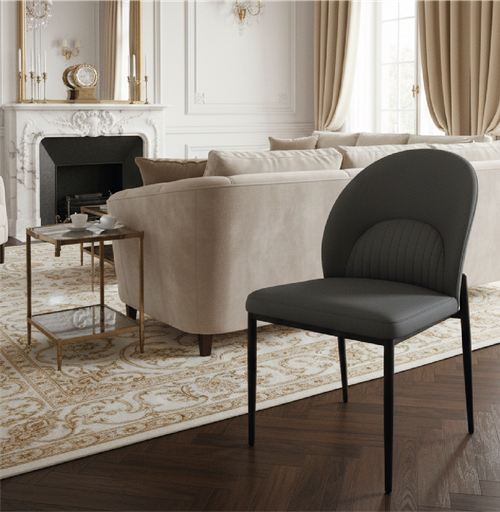 [160078 | Y50] Silla Dinning Gris 49X45X86Cm