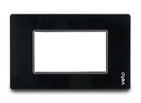 [174173 | PRE29412] Placa Vidrio C/Bast Negro Premium Stilo