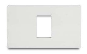 [174249 | PRE16405] Placa 1 Hueco Blanco Premium