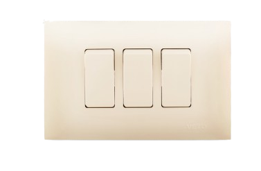 [176205 | VIV13343] Conmutador Triple S/Luz Marfil Veto Vive