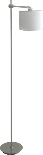 [180130 | G528F SN B6] Lamp. Piso 1E27 Acrilico+Metal Satinado