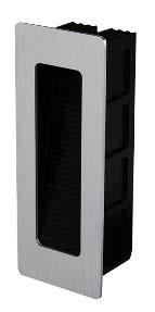 [181015 | DL0064B SN] Spot Pared Emp. Rect Led 5W 3K Ip65 90-260V 17X70Cm