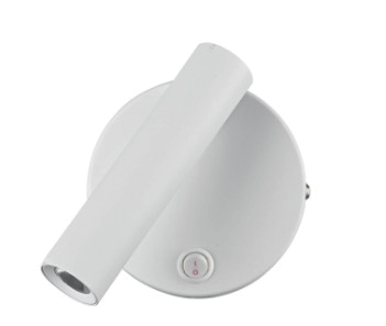 [181334 | 181334] Aplique pared led base red. aluminio blanco 3W 3K (30X125mm)