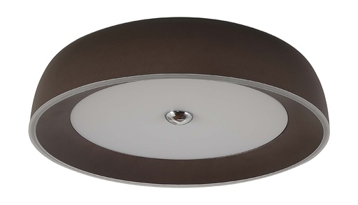 [200149 | T6001M BK] Lamp. Colg. Led T/Plafon 3 Tonos/L 40W Negro+Blanco (D430X110Mm)