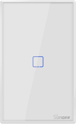 [250001 | T2US1C-TX] Interruptor Tactil Wifi 1L Simple Blanco