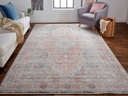 Alfombra (2.38X3)M Color Rust /Azul Marquette