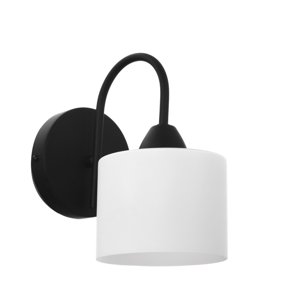 Aplique Pared 1L E27 Negro (128X202X222Mm)