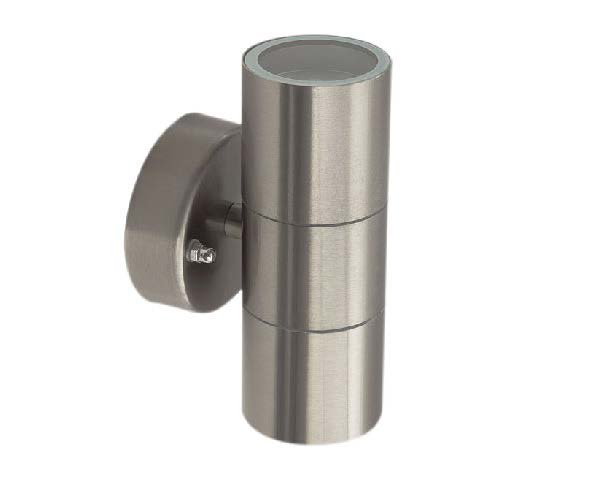 Aplique Ext. Bid. Redondo 2L Gu10 17X10Cm Nk