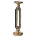 Candelabro Moderno Oro De Metal Pequeno