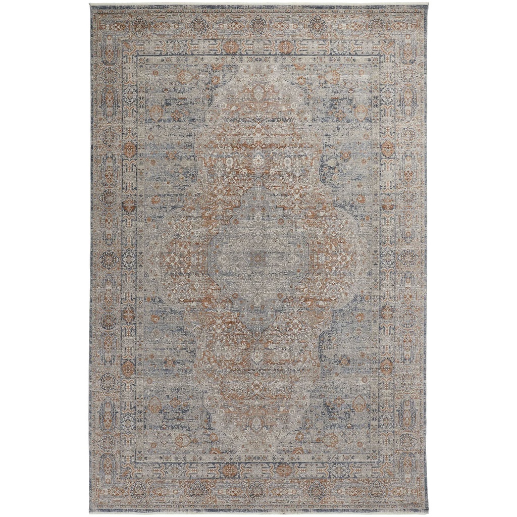 Alfombra (1.52X2.18)M Color Rust /Azul Marquette
