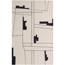 Alfombra (2.44X3.05)M Color Ivory/ Negro Maguire