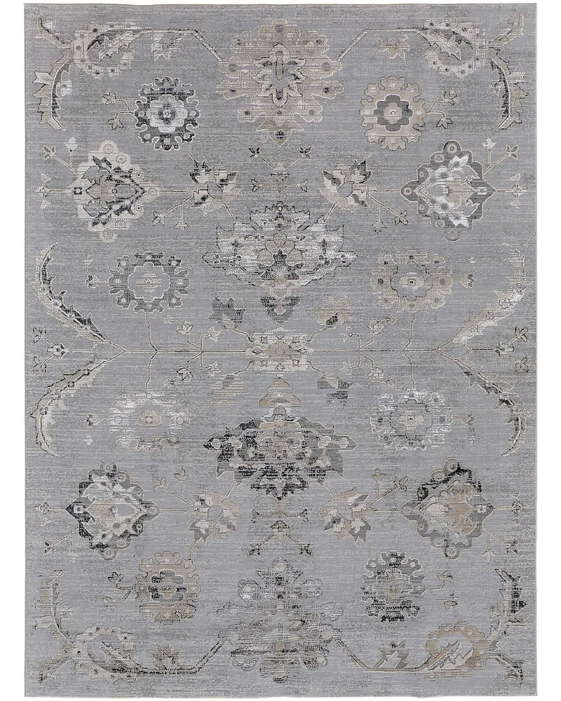Alfombra (1.52X2.44)M Color Plata/ Beige Macklaine
