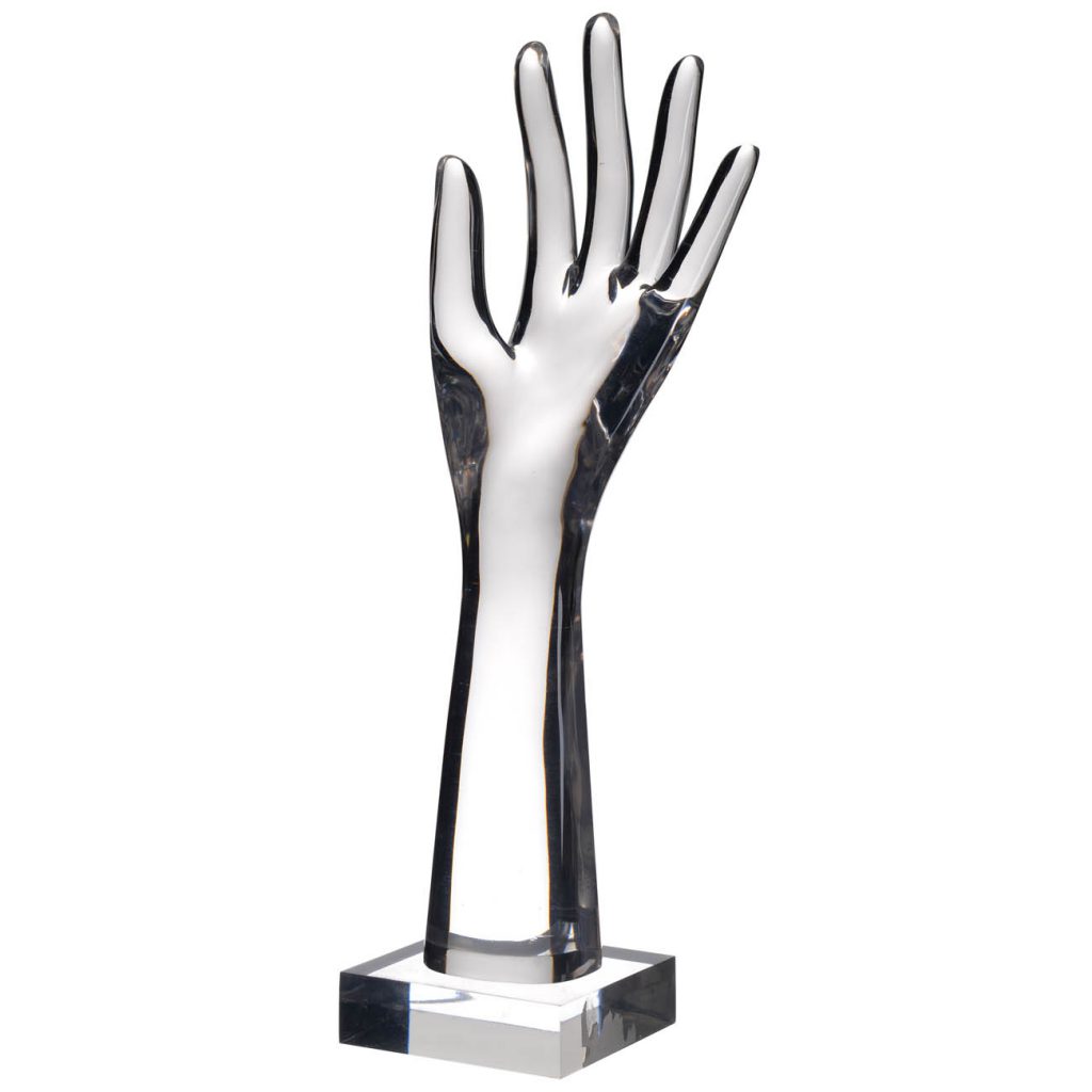 Figura De Vidrio De Mano 
