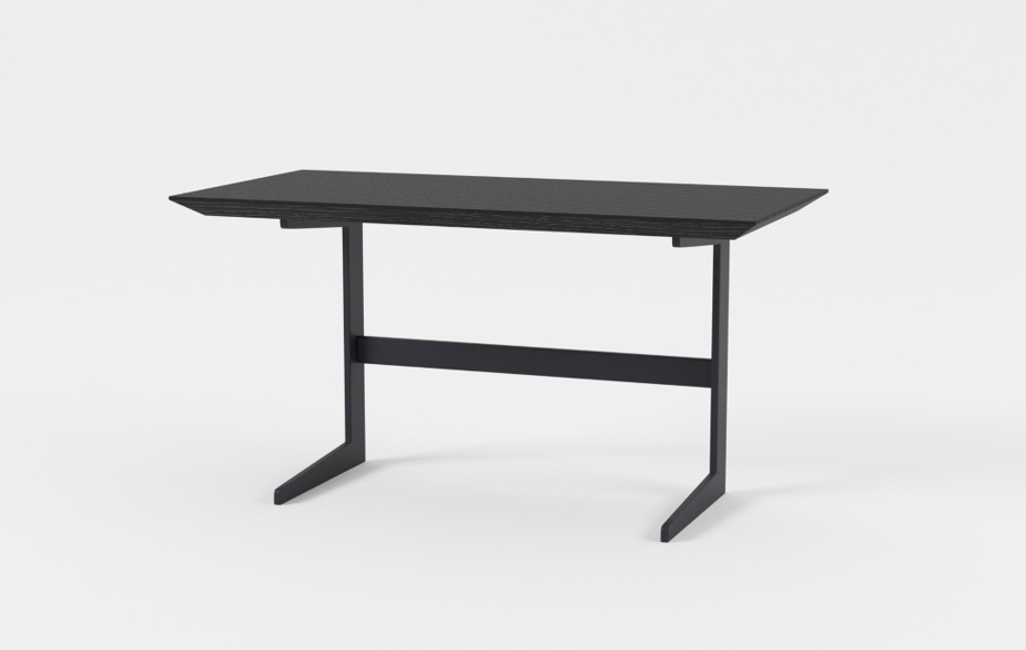 Mesa Lateral Negra 80x40x45cm