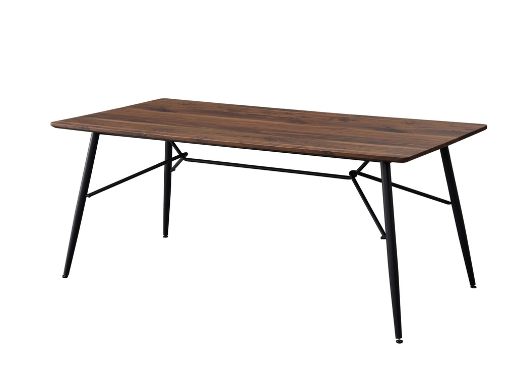 Mesa De Melamina Mdf Patas Metal 180X90X75.5Cm