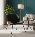 Silla Tela Patas Metal (Madera Cotrachapada) Gris Light