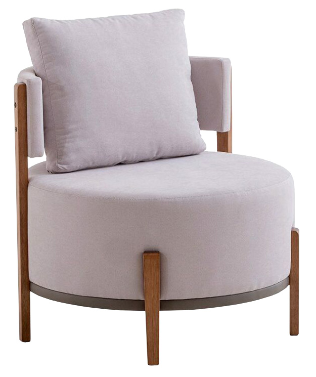 Poltrona Nantes/H 06/Boucle Cinza