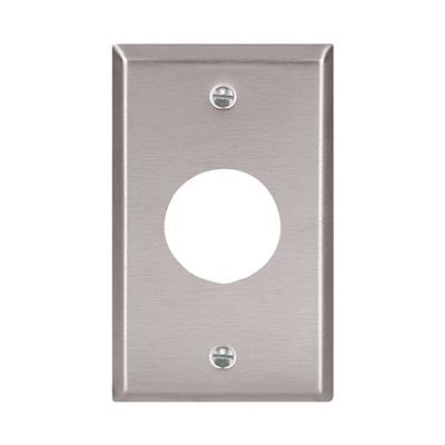 Placa Cromo Metal P/Toma 50A Gema