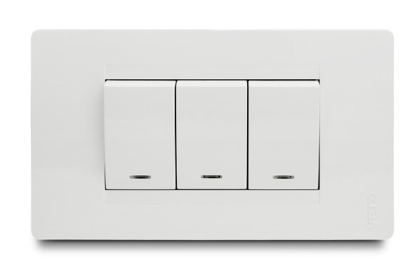 Conmutador Triple Bl. Premium