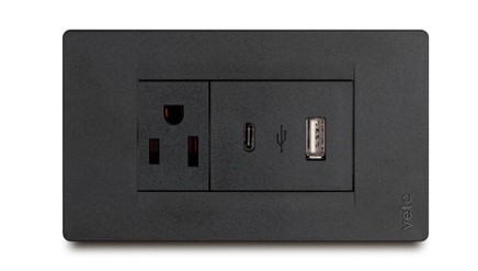 Usb A+C Modulo (Negro) Premium