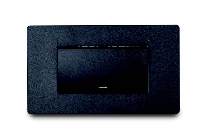 Conmutador Simple Balancin Ancho Negro Premium