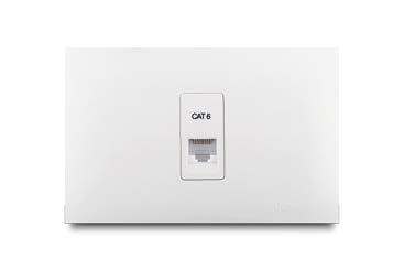 Toma Datos Simple Rj45 Cat6 Blanco Veto Vive