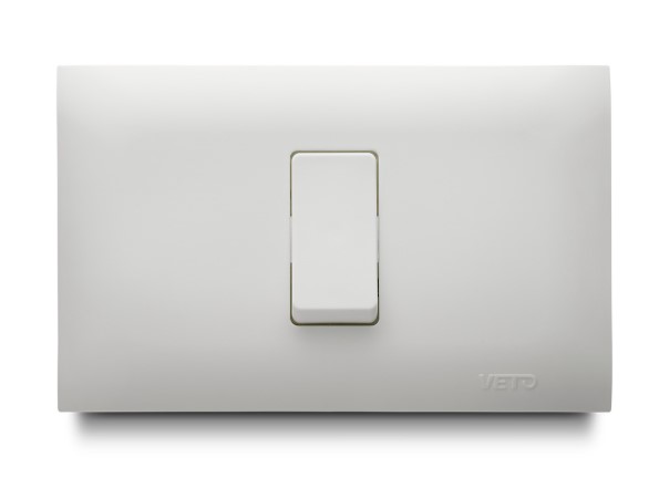 Conmutador Simple No Neon Veto Basic Bl