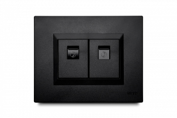 Jack Telefono Doble Preensamblado Ne Veto Plura