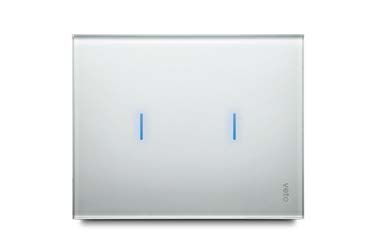 Interruptor Inteligente Doble Wifi Plura Smart Blanco