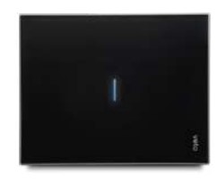 Conmutador Inteligente Simple Wifi Plura Smart Negro