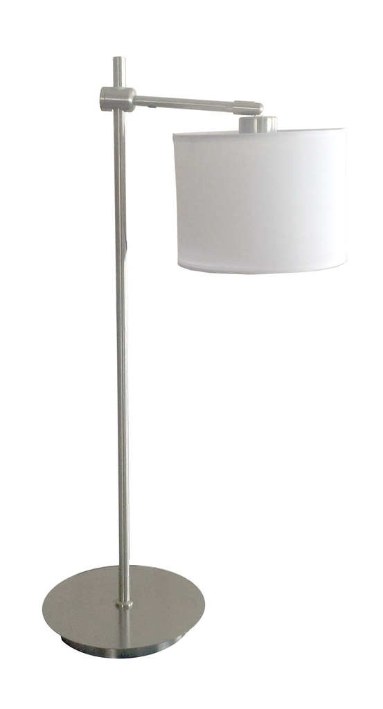 Lamp. Mesa 1E27 Acrilico+Metal Satinado