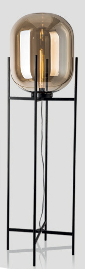 Lamp. Piso 1L E27 Cognac (D1320X350Mm)