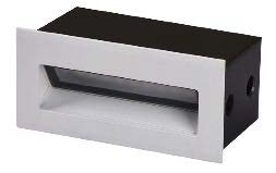 Spot Pared Emp. Rect Led 2W 3K Ip65 90-260V 11X3Cm