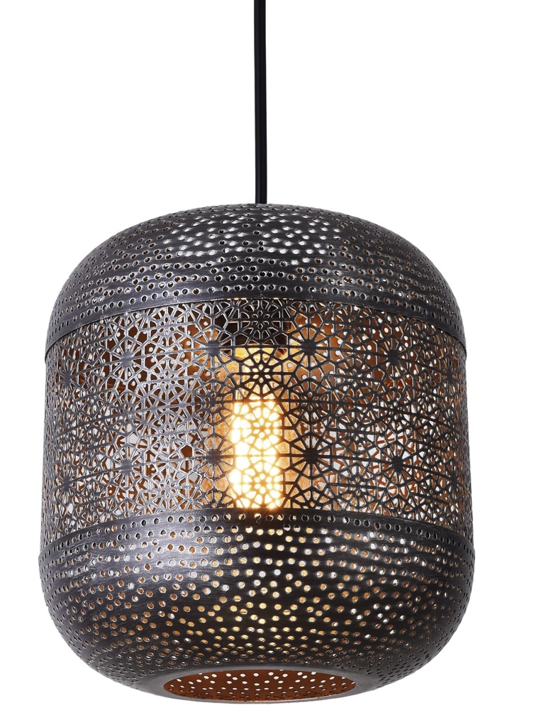 Lamp. Colg. 1L E27 Metal Troquelado (250X270Mm)