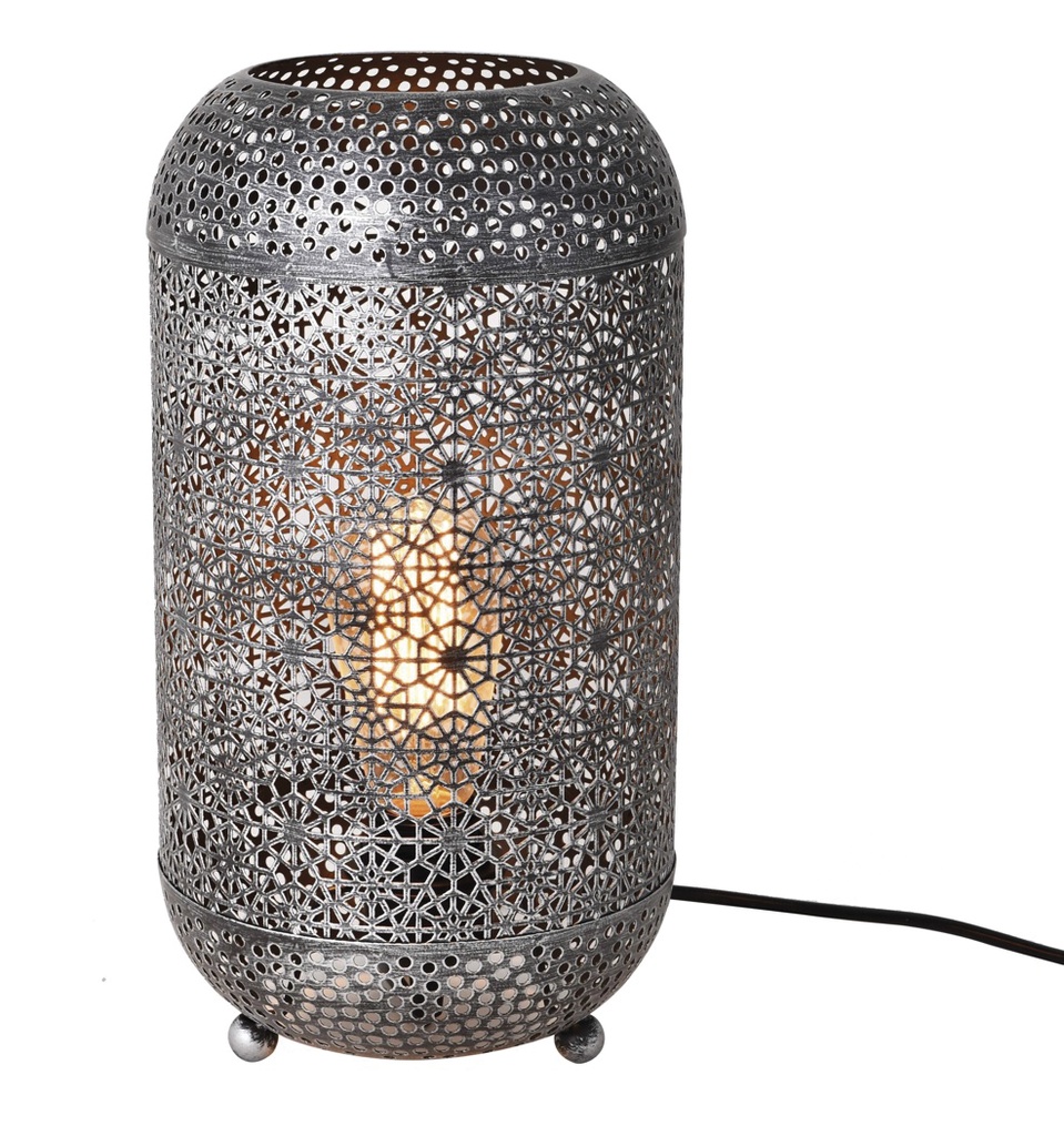 Lamp. Mesa 1L E27 Metal Troquelado (180X340Mm)