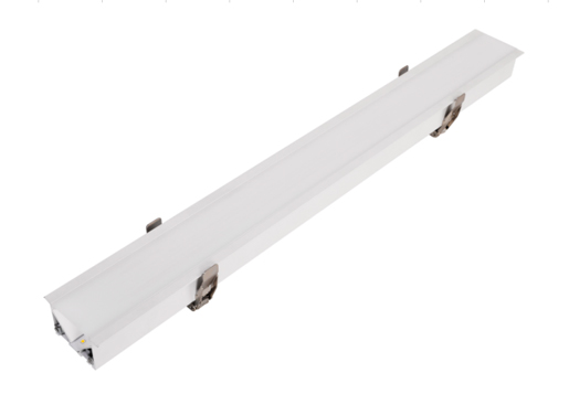 Lamp. Led Lineal Emp. Aluminio Blanco 24W 4K (600X65X35Mm) 100-265V